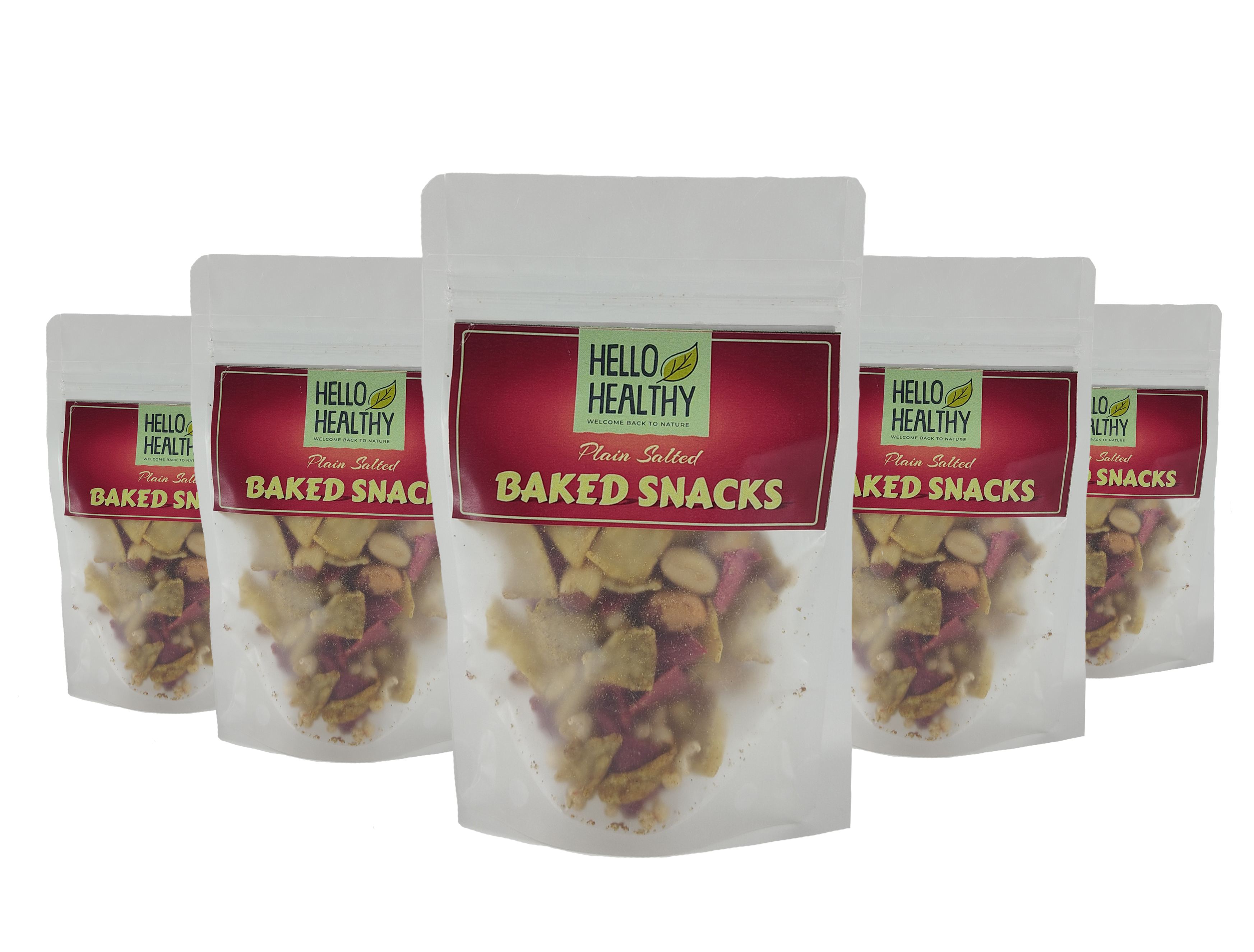 Plain Salted Baked Snacks Chips | 32g Each Pack Of 6 | Tasty with High Dietary Fiber and Nutrien